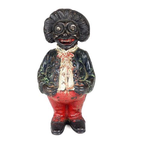 metal golliwog money box|Vintage Golliwog Money Box by John Harper Ltd.